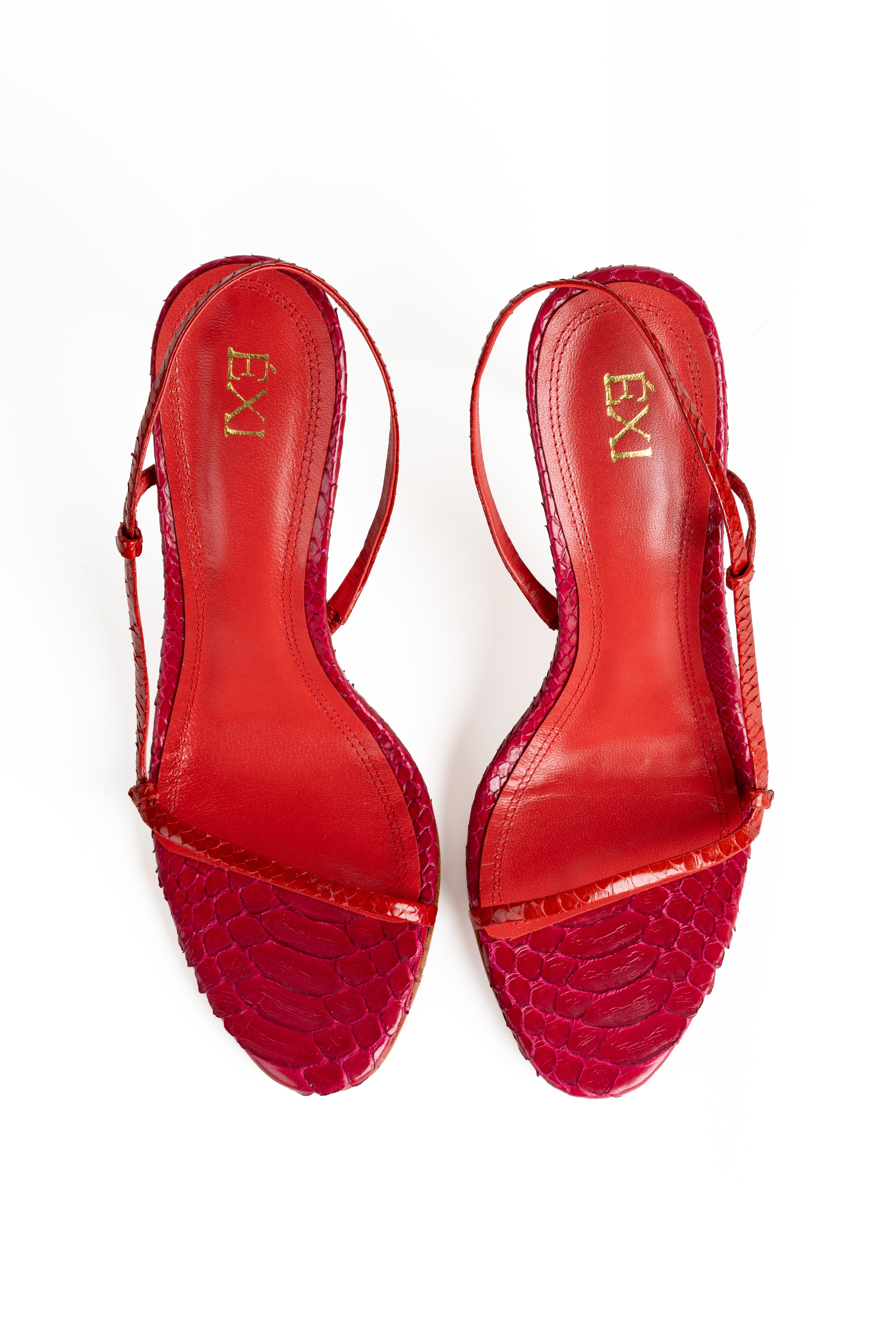 ADRIANA SANDAL RED & PINK