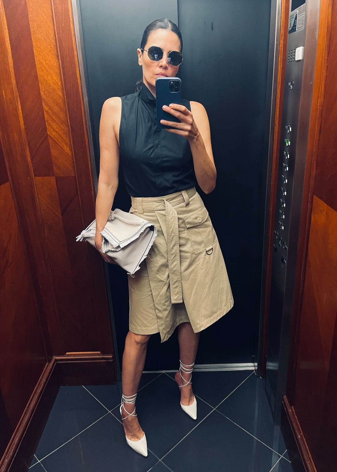 SOPHIA LACEUP OFF WHITE