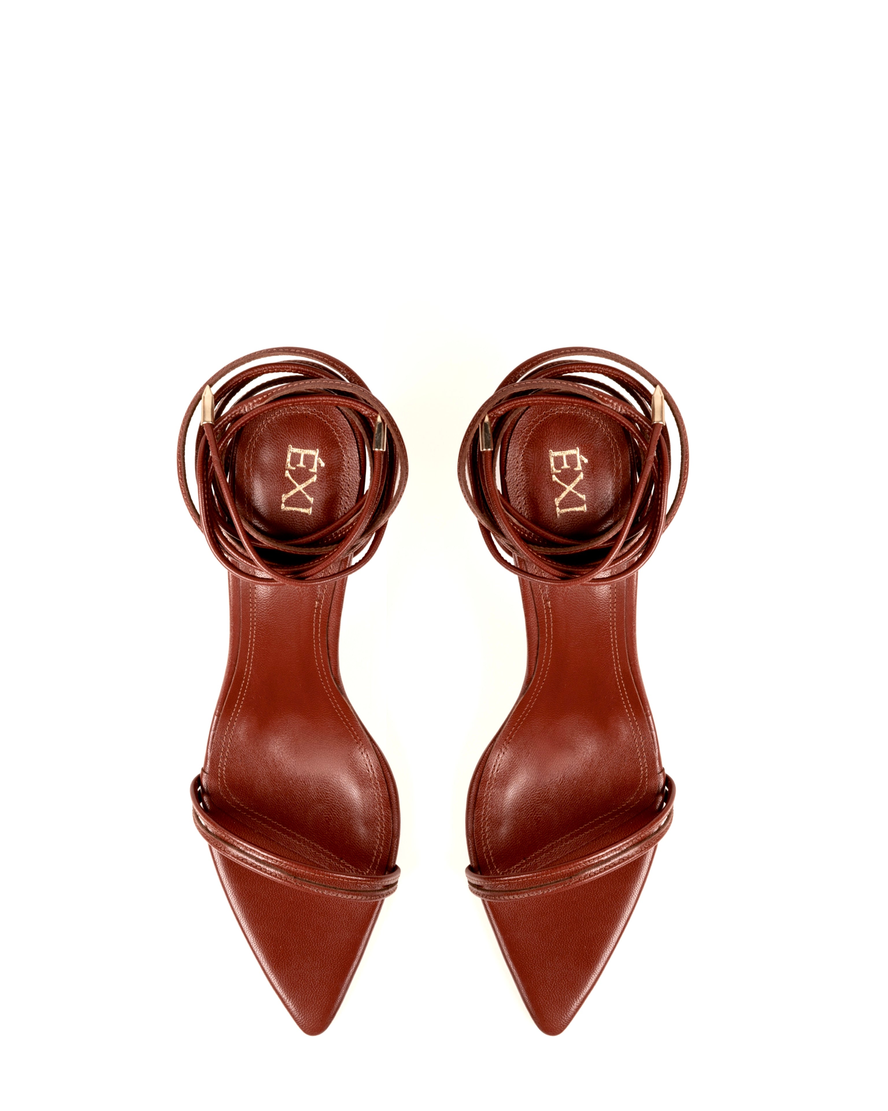 THALIA LACEUP CHOCOLATE