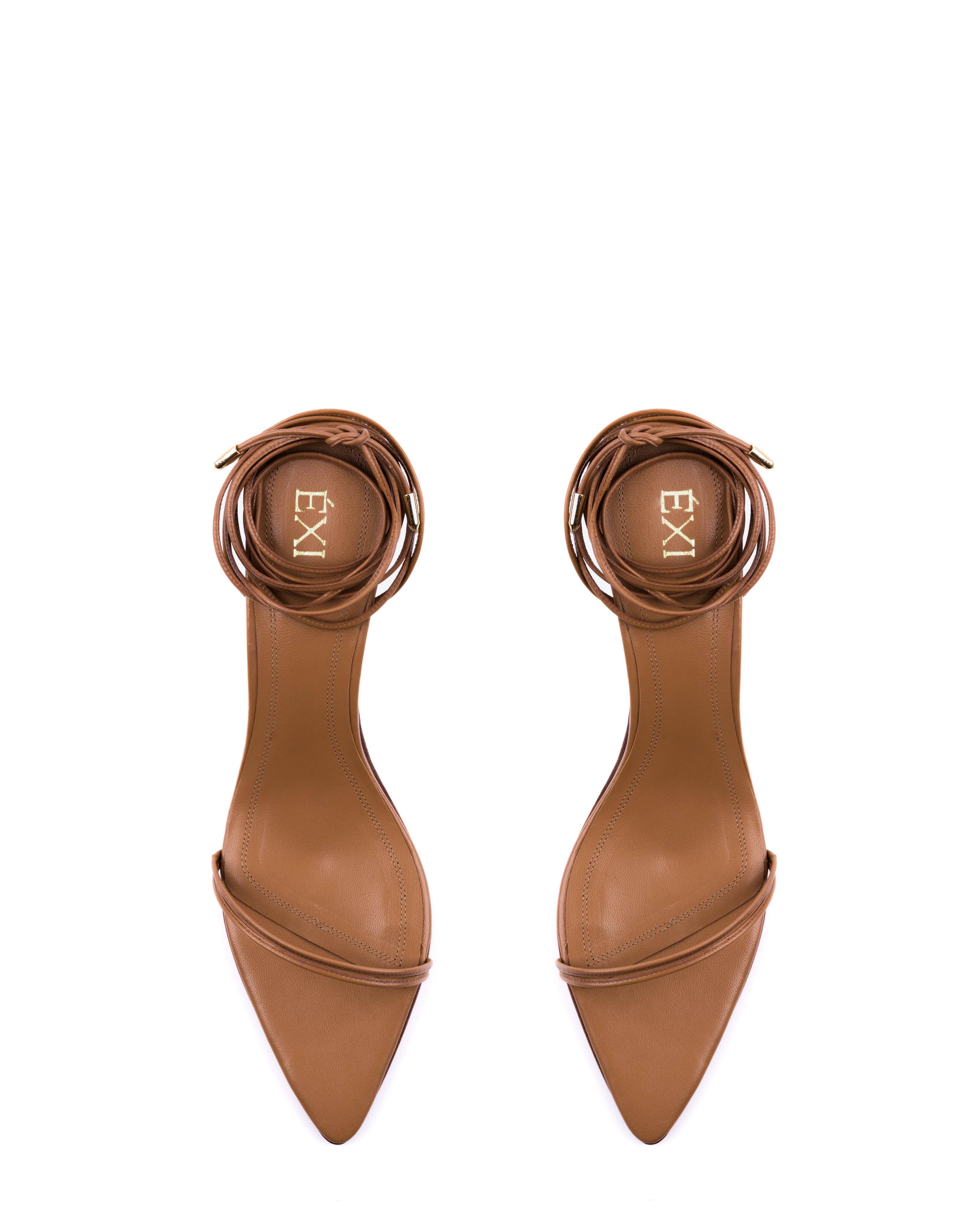 THALIA LACEUP CARAMEL