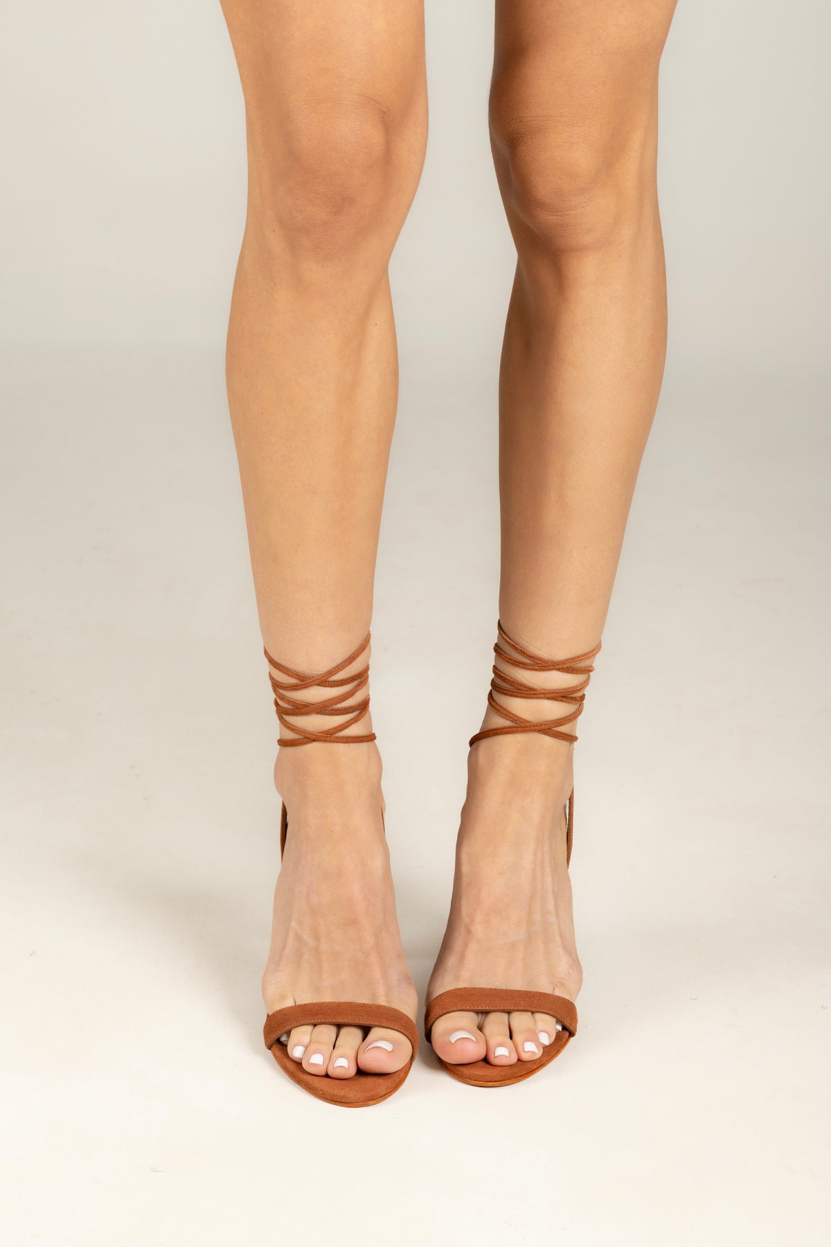 SIENNA LACEUP COGNAC