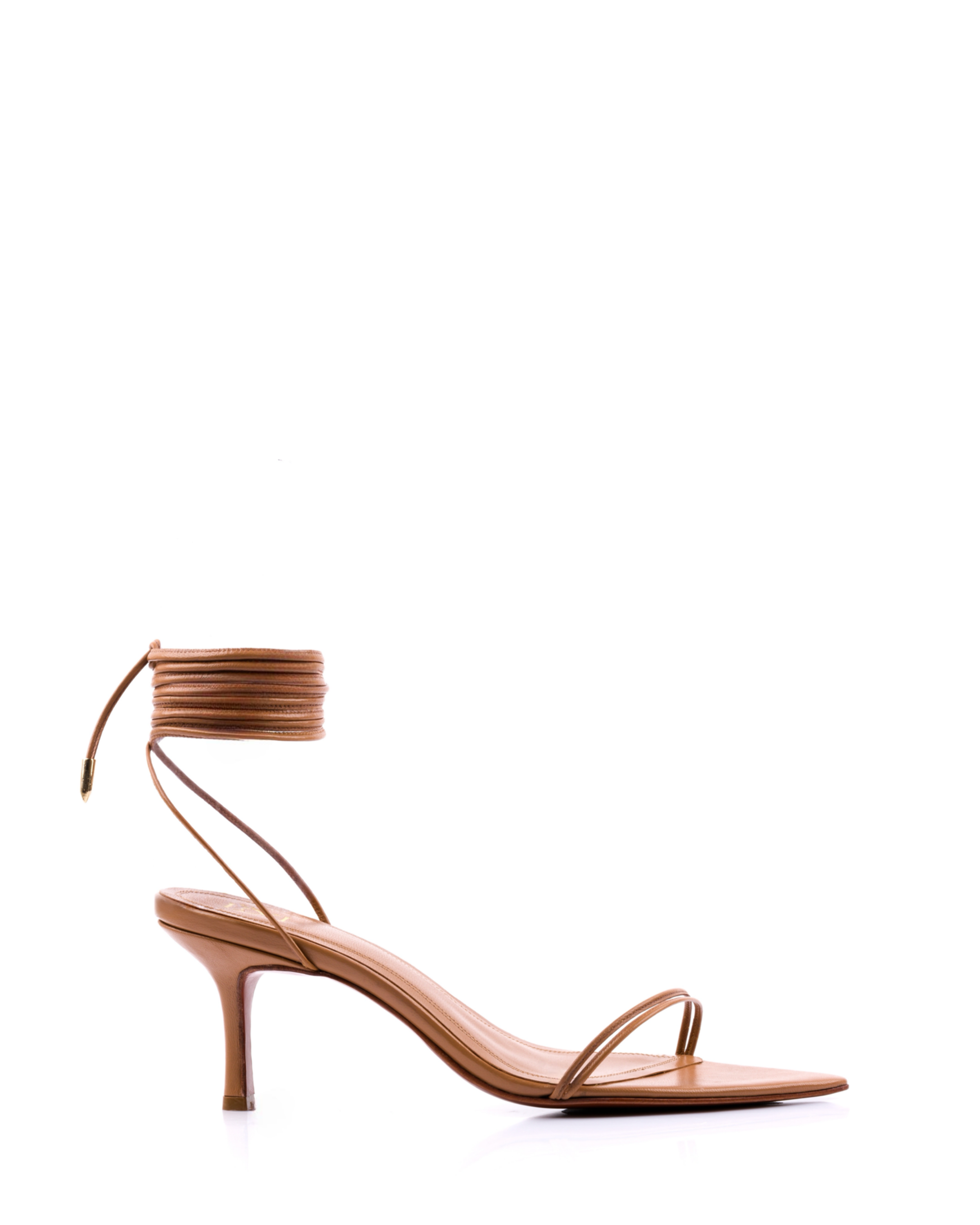 THALIA LACEUP CARAMEL