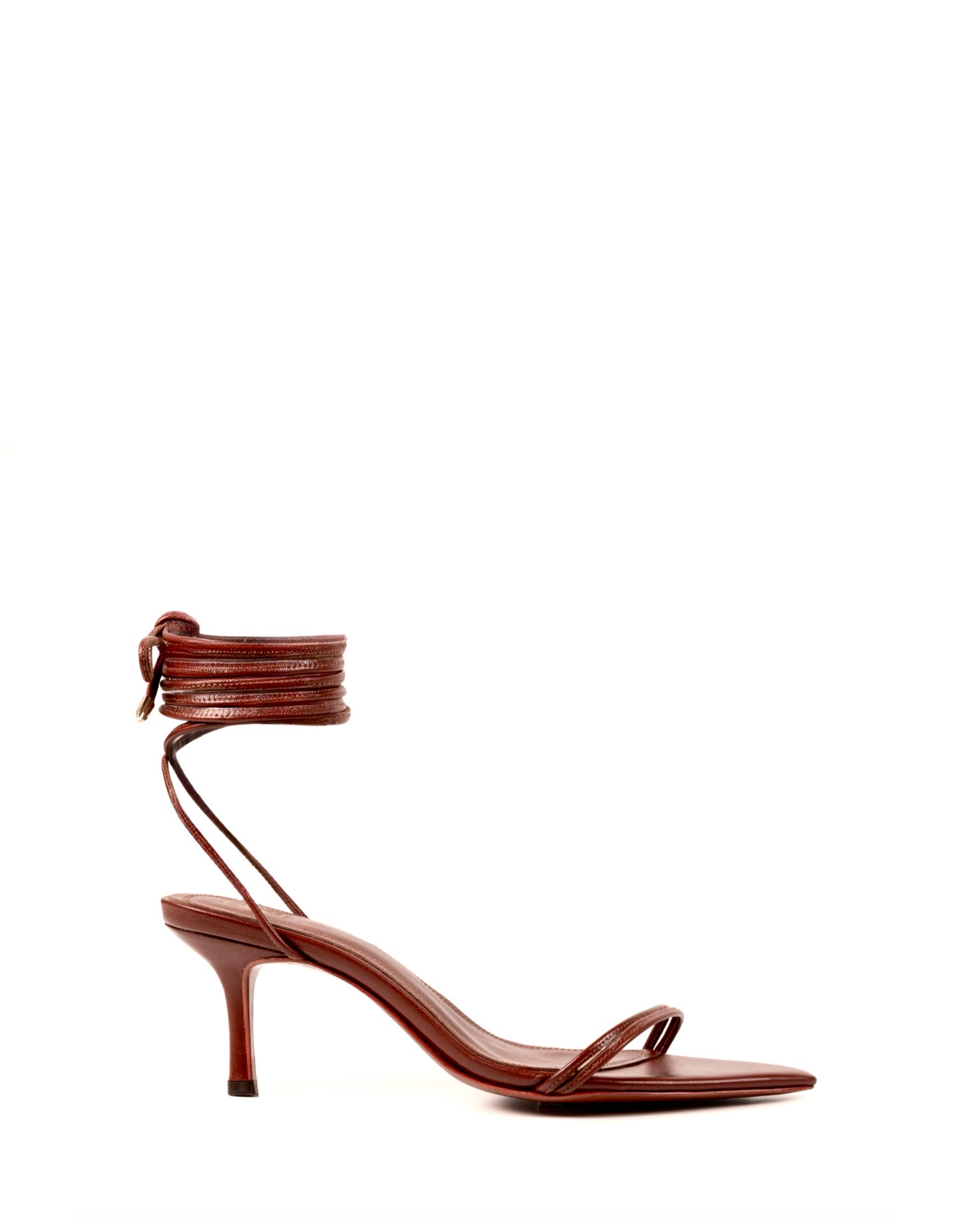 THALIA LACEUP CHOCOLATE