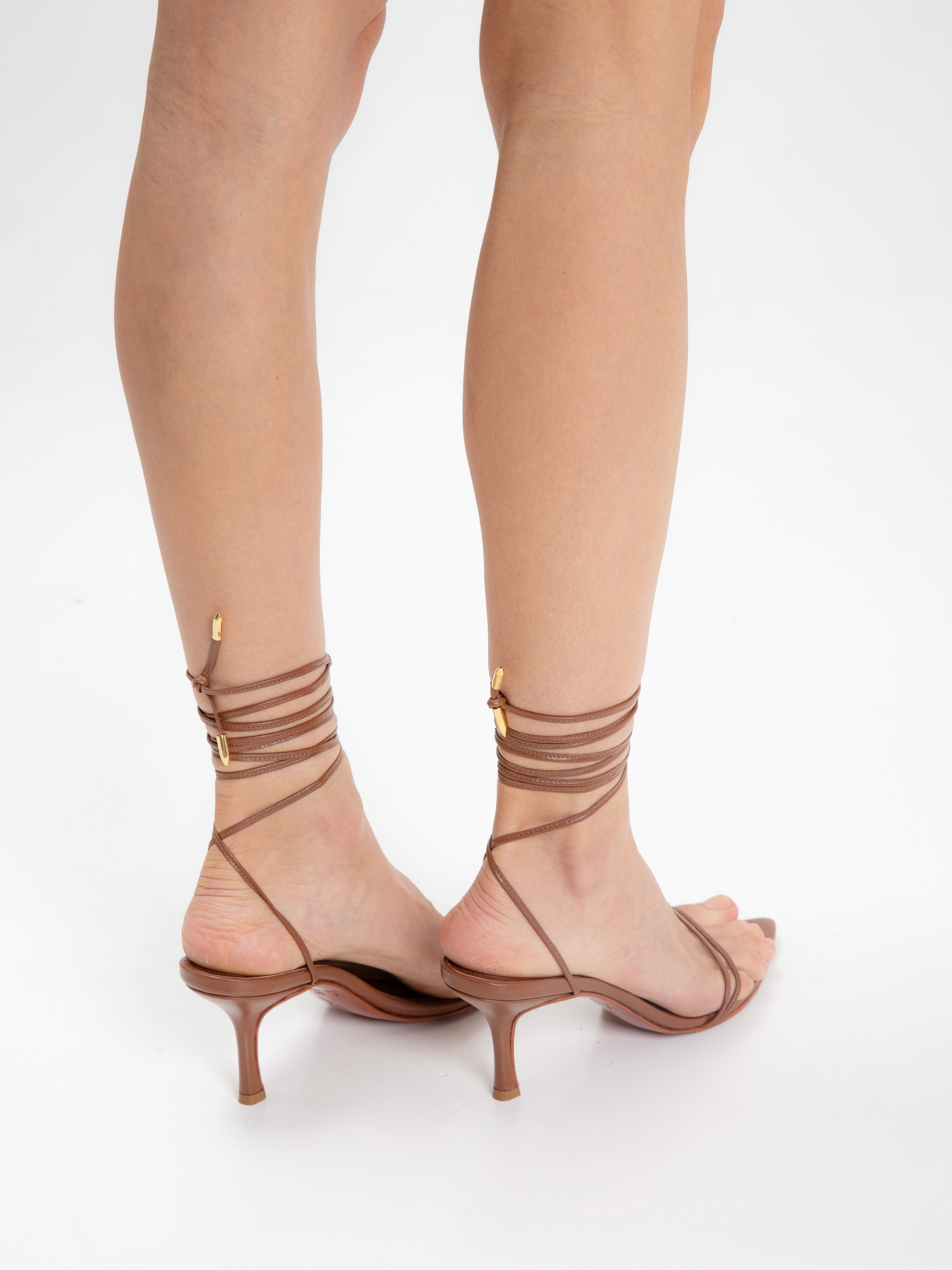 THALIA LACEUP CARAMEL