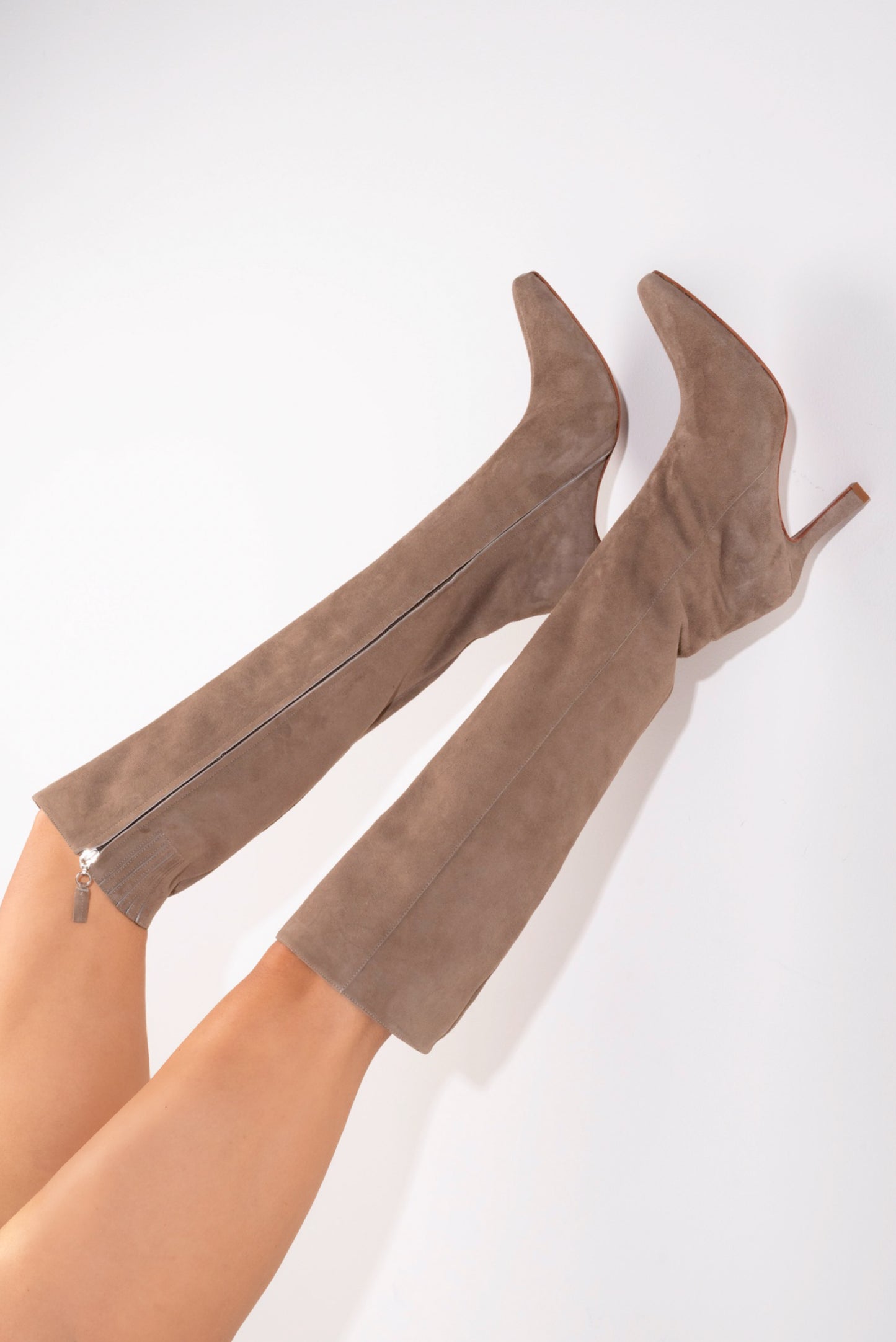 BEA HIGH BOOT SUEDE SAND