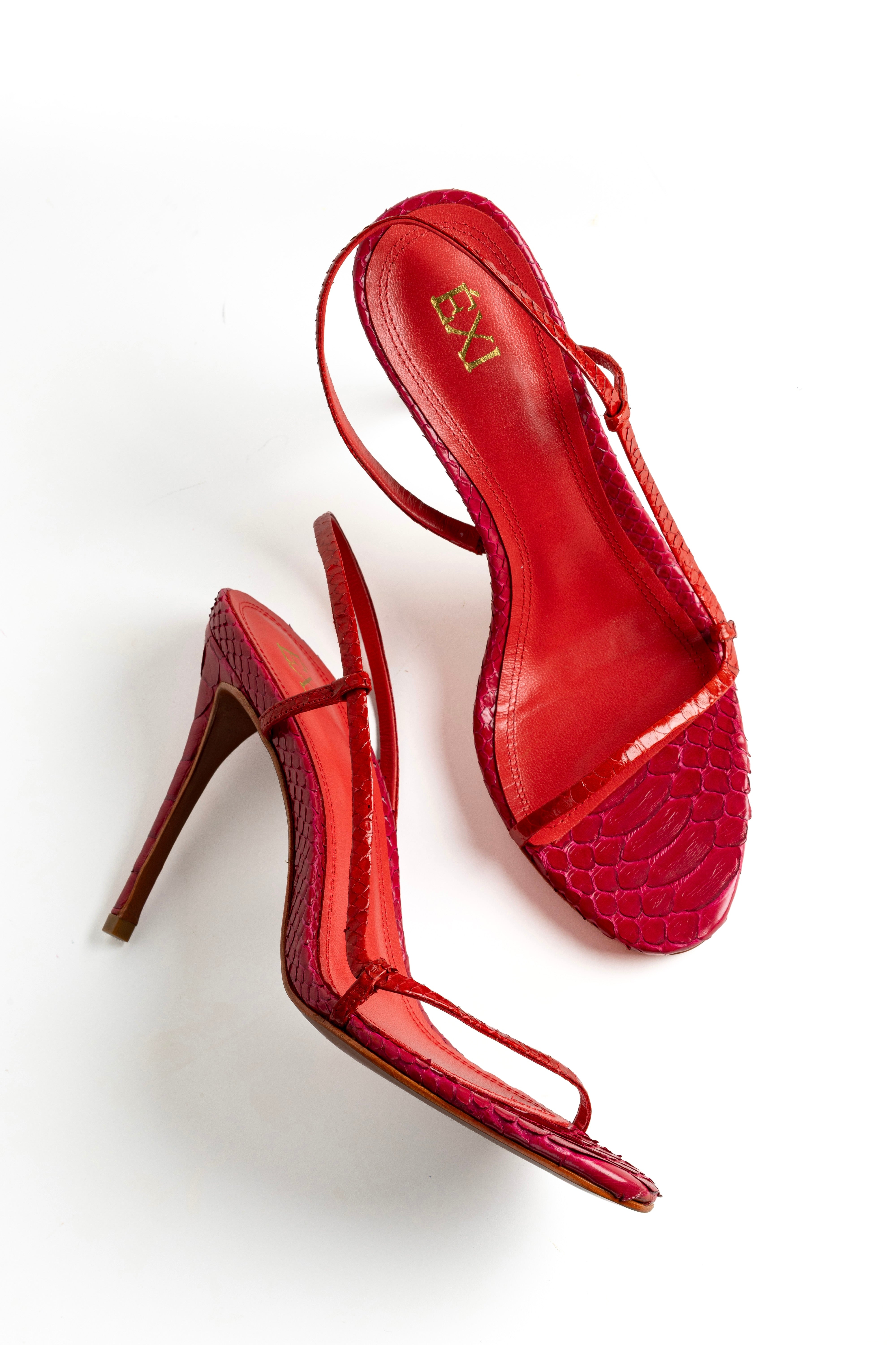 ADRIANA SANDAL RED & PINK