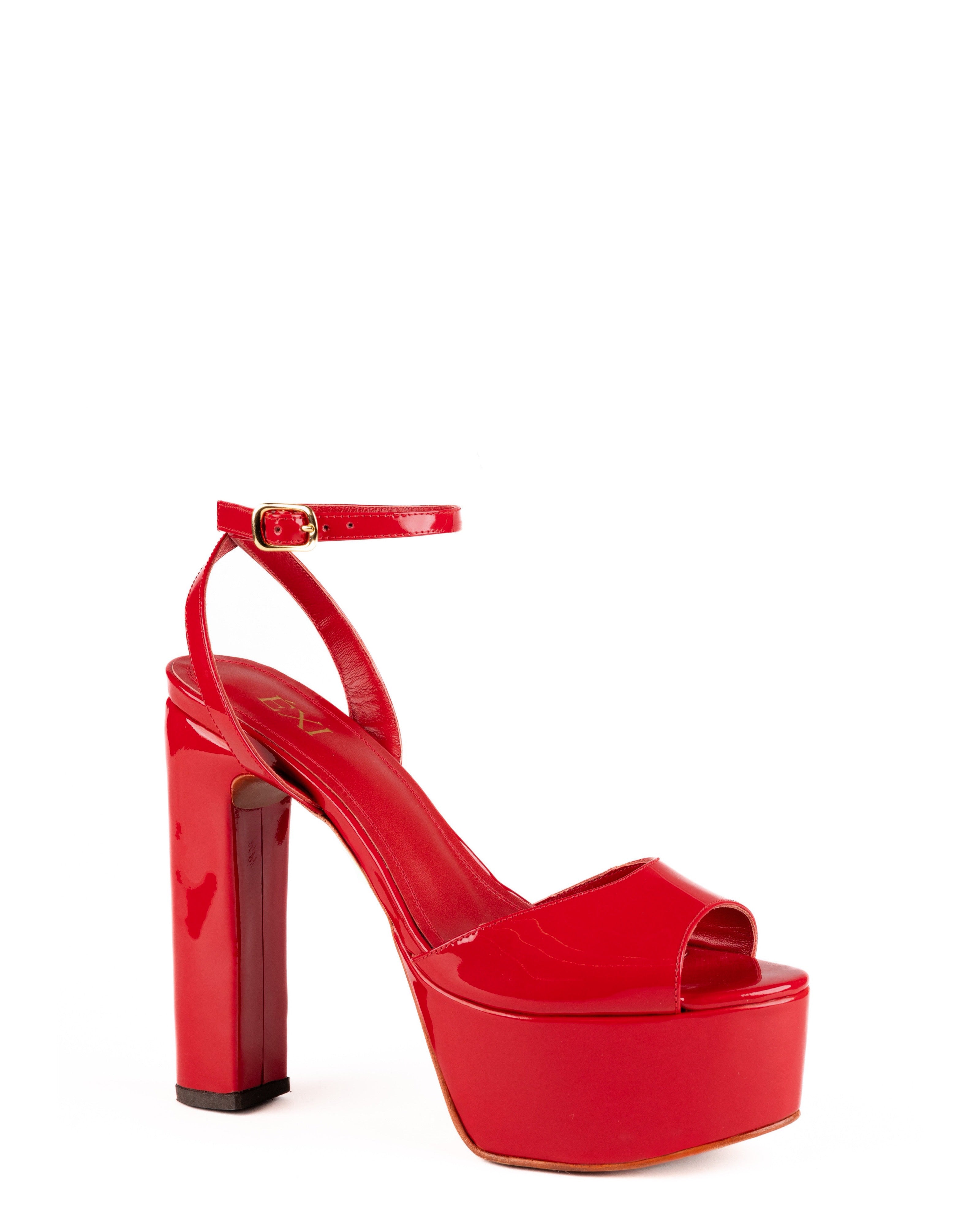 LUCCI PLATFORM GLAZED RED