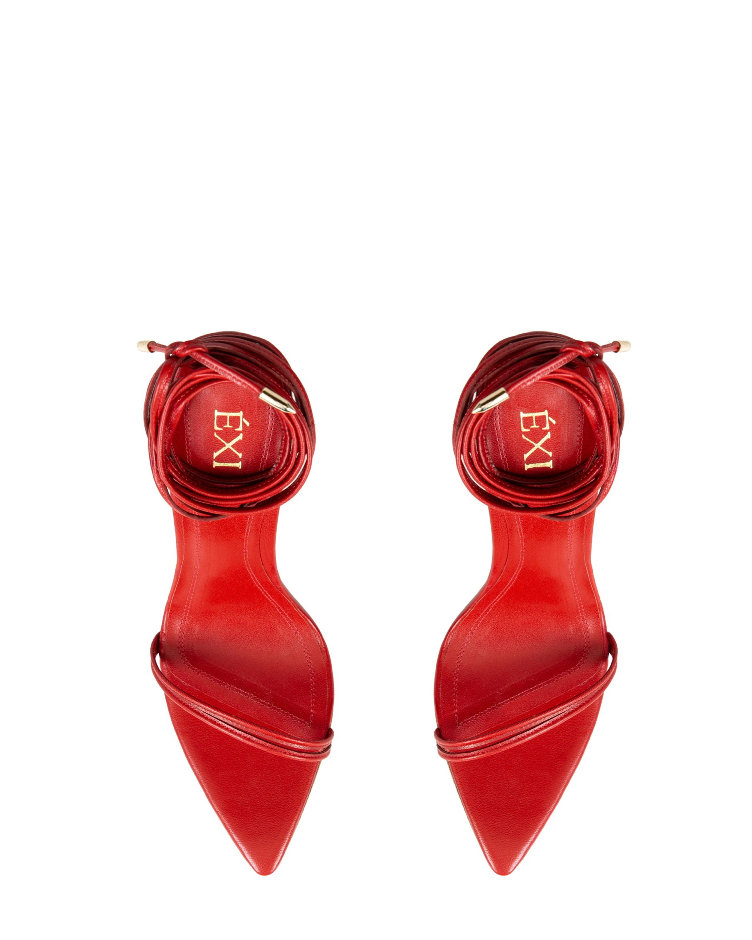 IVY LACEUP RED