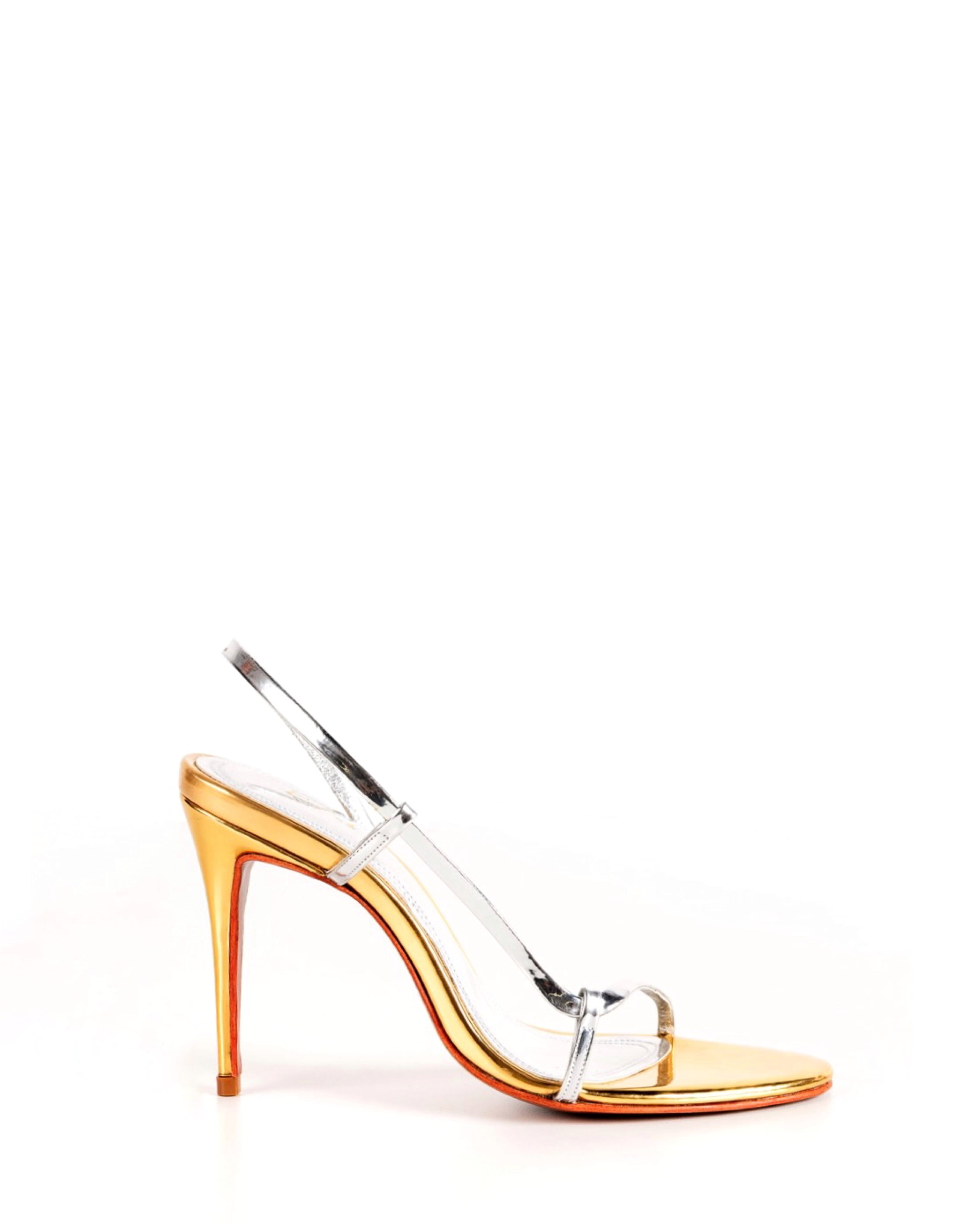 ADRIANA SANDAL SILVER & GOLD