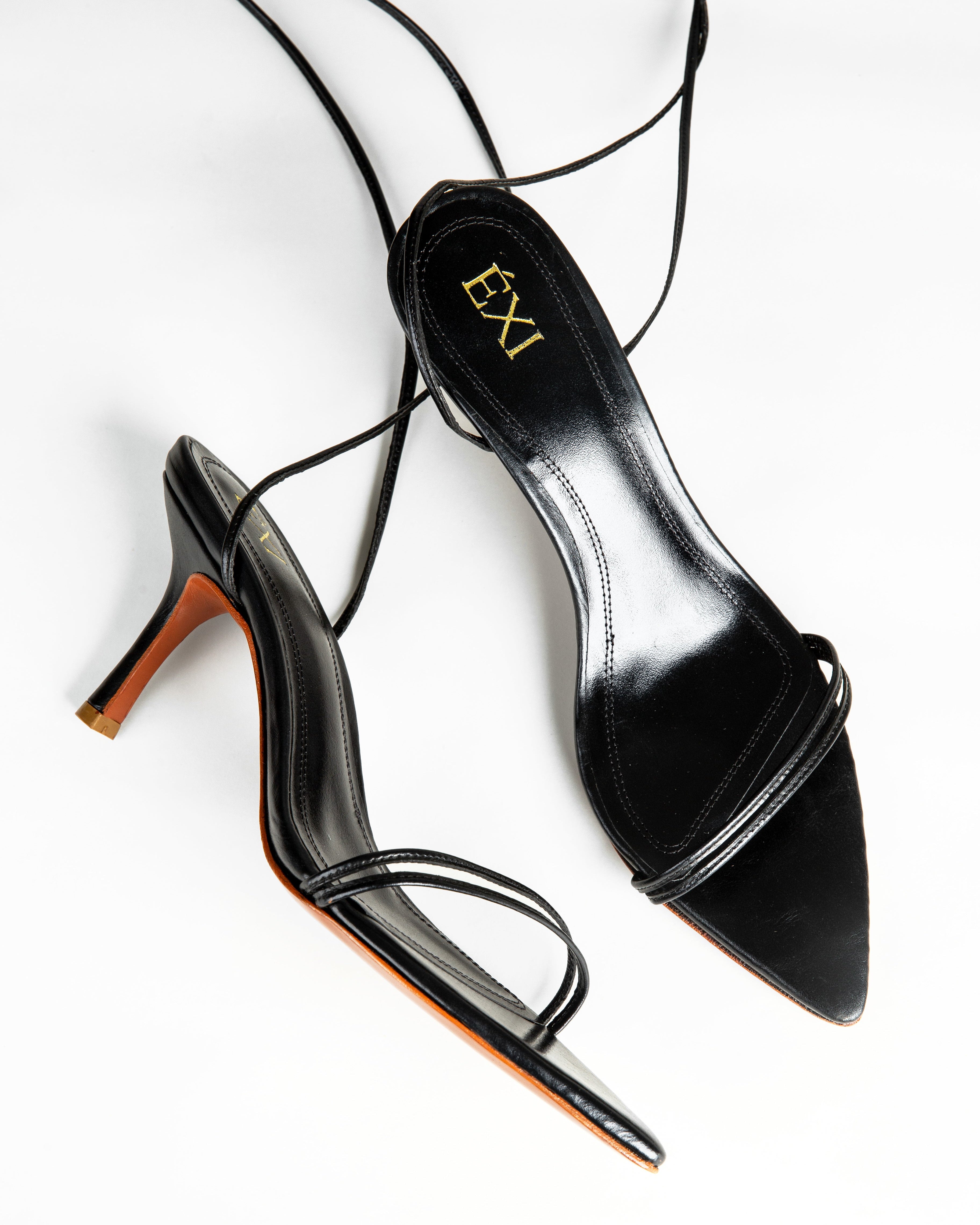 THALIA LACEUP BLACK
